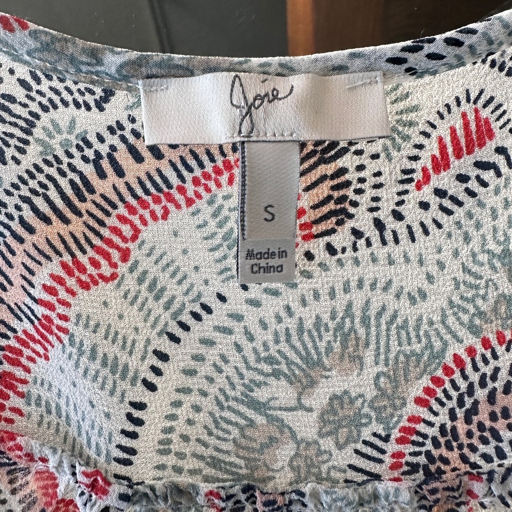 Joie Multicolor Patterned Blouse - image 4